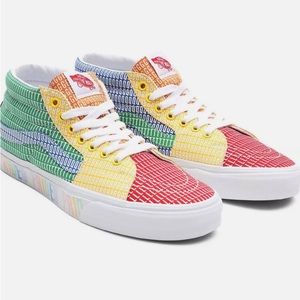Vans Sk8 Mid (Pride) Multi/White size 11.5